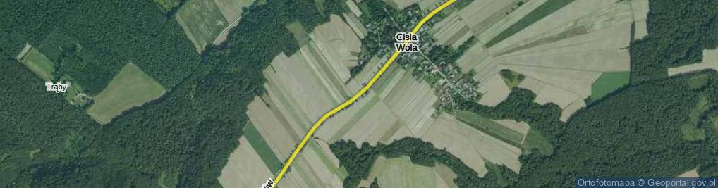 Zdjęcie satelitarne Cisia Wola ul.
